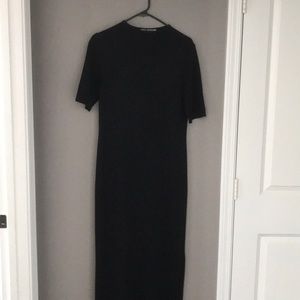 Nina Leonard Black Sweater Dress